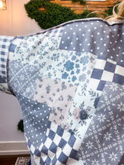 Mixed Signals Patchwork Pullover