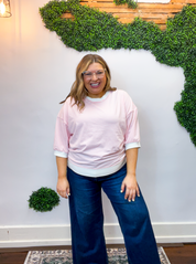 County Fair Striped Top in Pink