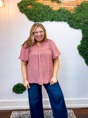Spotted Sweetheart Top