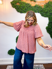 Spotted Sweetheart Top