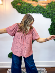 Spotted Sweetheart Top