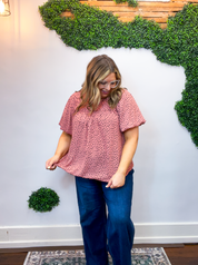 Spotted Sweetheart Top