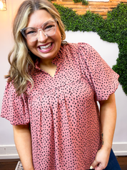 Spotted Sweetheart Top