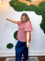 Spotted Sweetheart Top