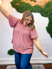 Spotted Sweetheart Top