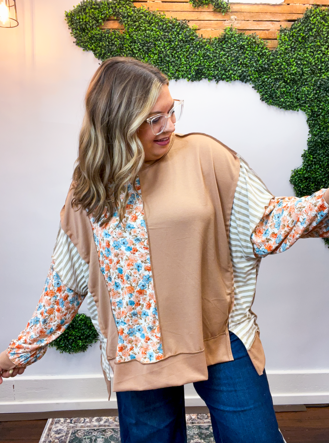 Harvest Bouquet Mixed Panel Top