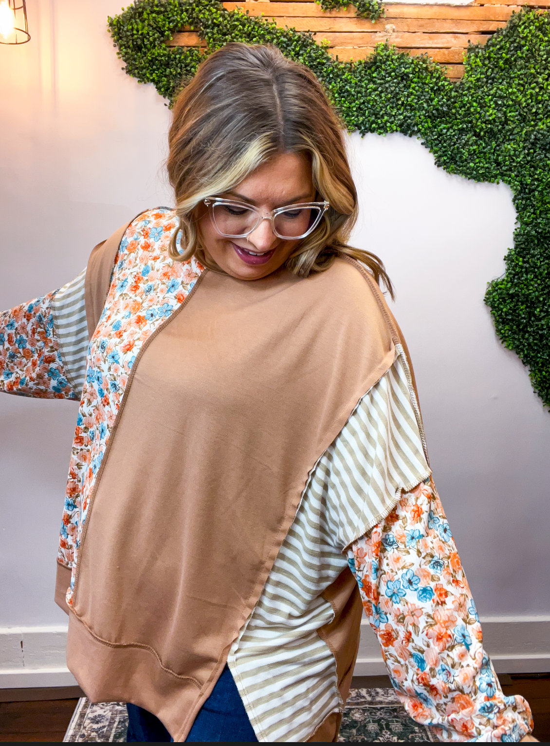Harvest Bouquet Mixed Panel Top
