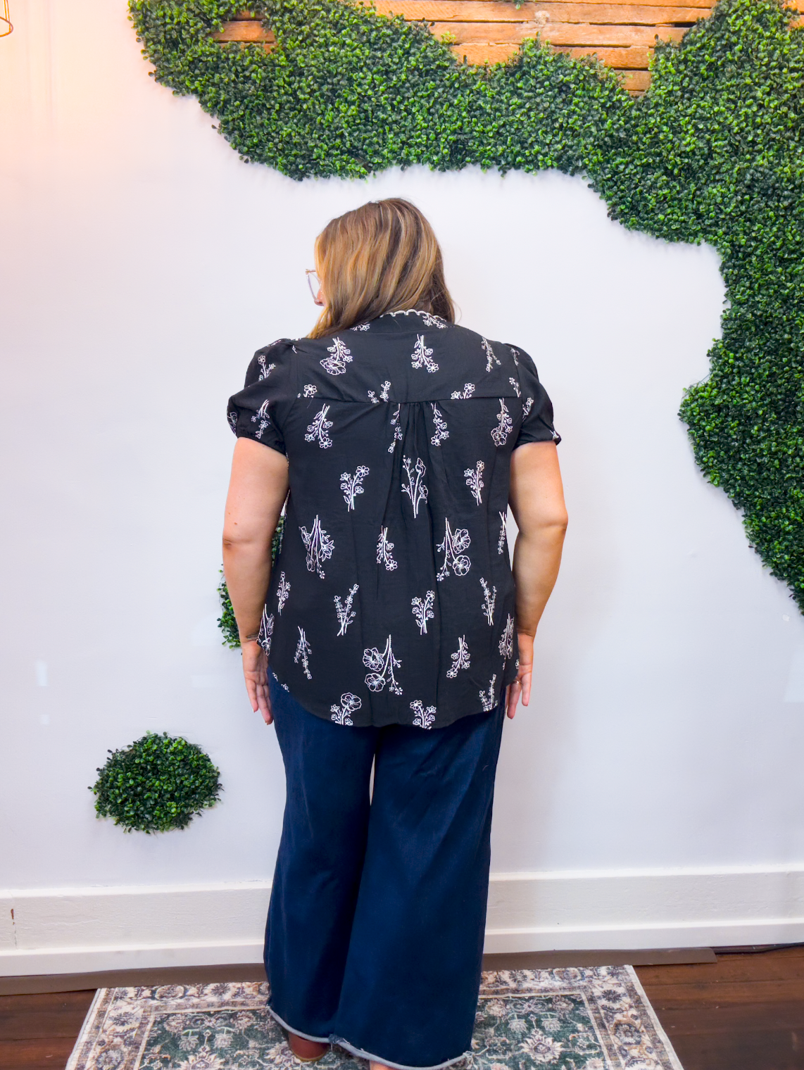 Midnight Meadow Blouse