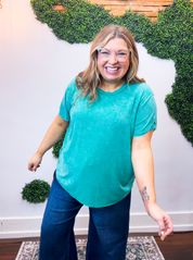No Plans Necessary Top in Kelly Green