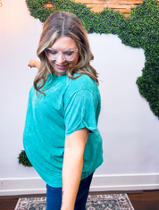 No Plans Necessary Top in Kelly Green