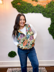 Botanical Tapestry Vest