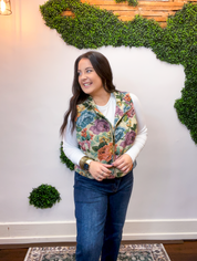 Botanical Tapestry Vest