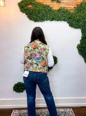 Botanical Tapestry Vest