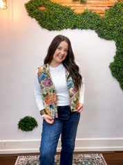 Botanical Tapestry Vest