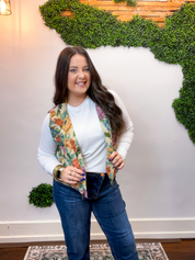 Botanical Tapestry Vest