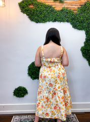 Golden Hour Garden Midi Dress