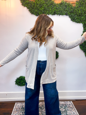 Cider Season Cardigan in Heather Mocha
