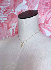 Simple Blessings Cross Necklace *Final Sale*