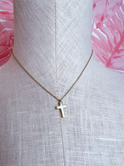 Simple Blessings Cross Necklace *Final Sale*