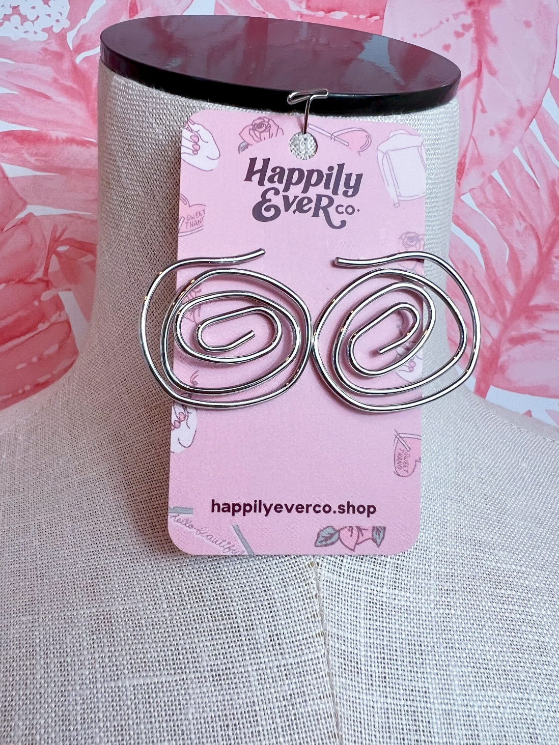 Swirl Story Earrings *Final Sale*