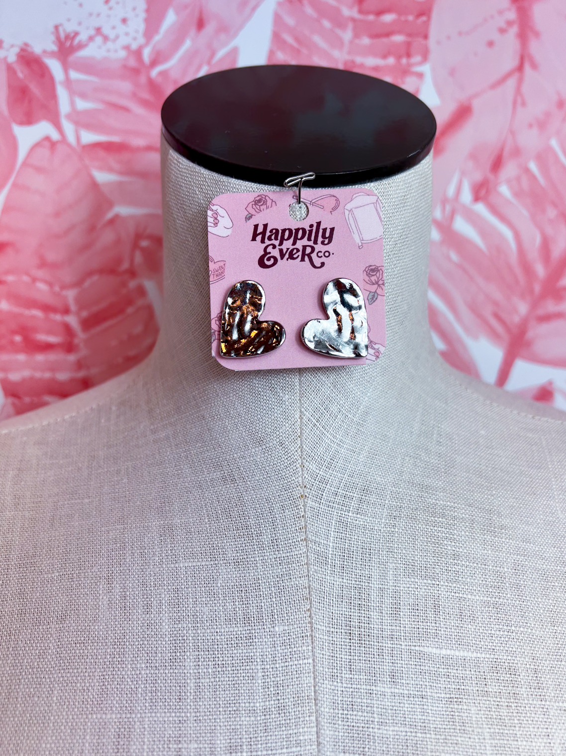 Heart on My Sleeve Studs *Final Sale*