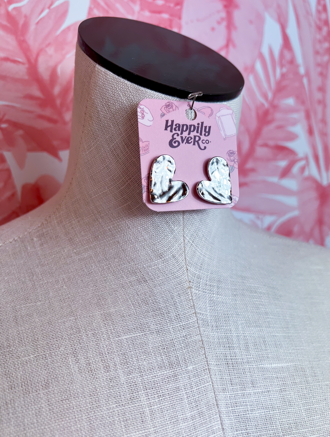Heart on My Sleeve Studs *Final Sale*