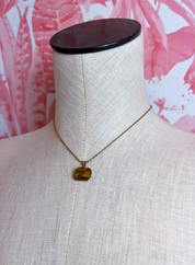 Set In Stone Necklace in Tiger's Eye *Final Sale*