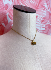 Set In Stone Necklace in Tiger's Eye *Final Sale*