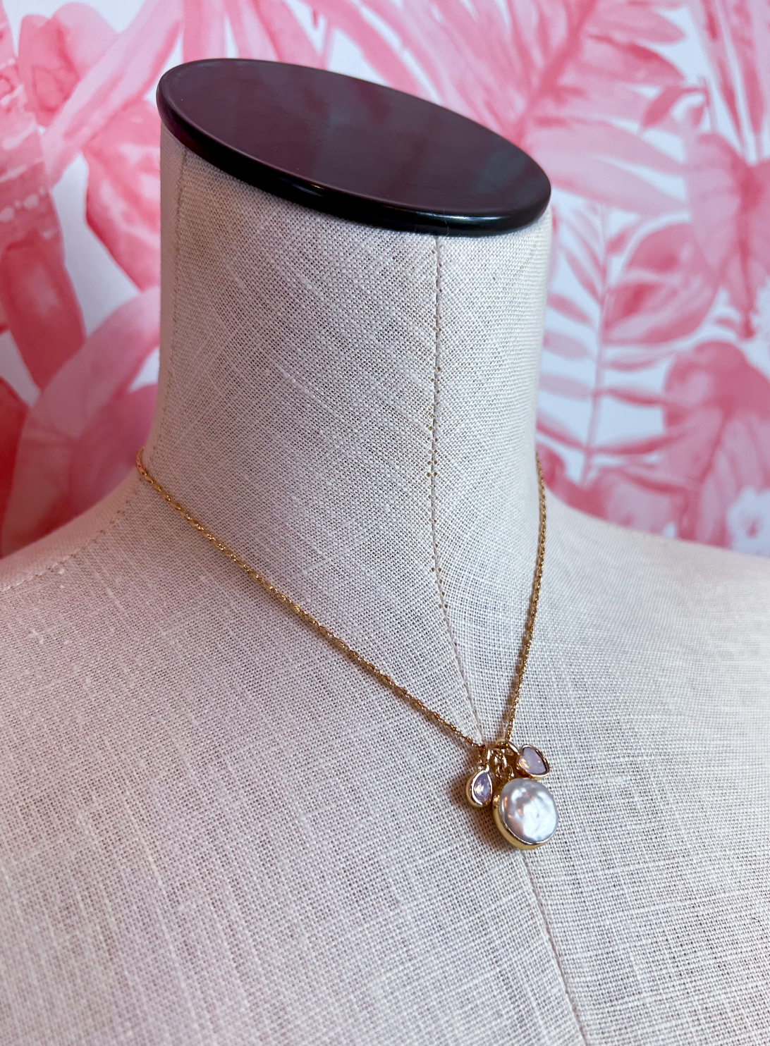 Moonlit Pearl Necklace *Final Sale*