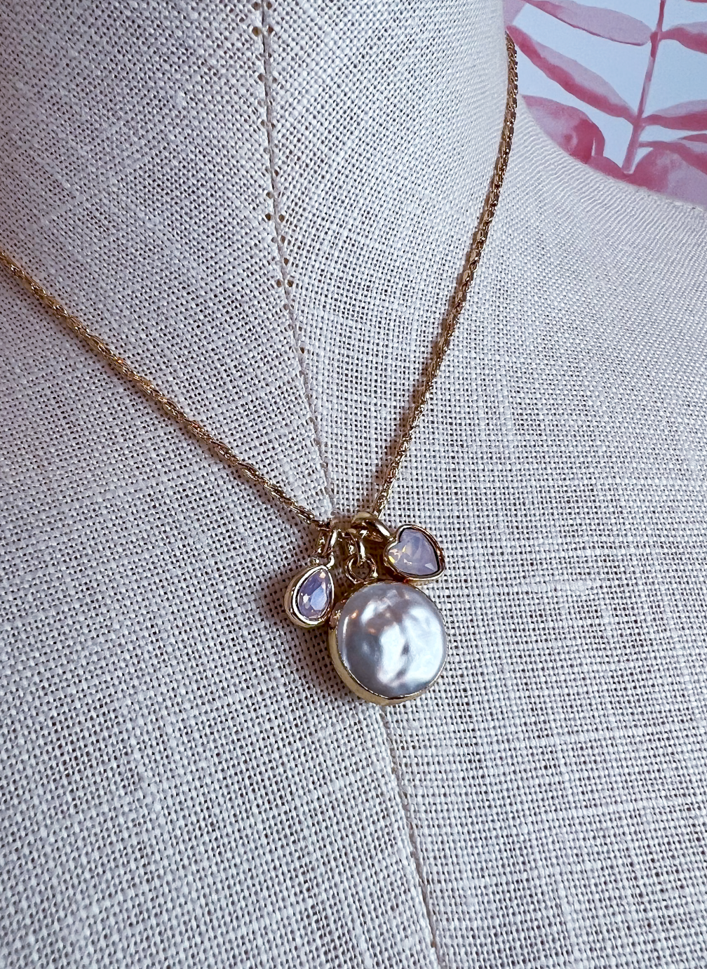 Moonlit Pearl Necklace *Final Sale*