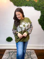 Wildflower Plaid Top