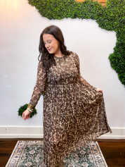 Mesh Meadow Midi Dress
