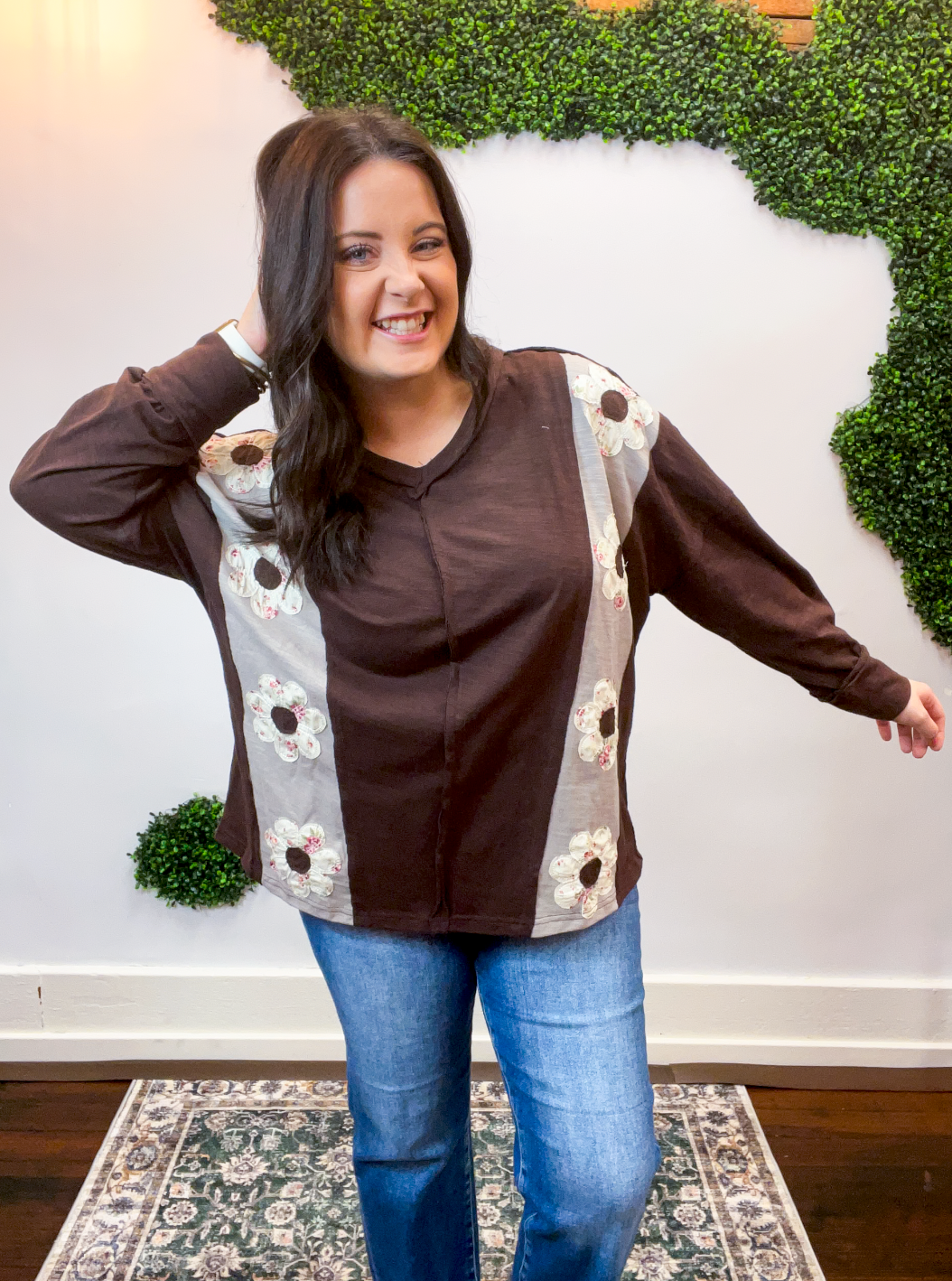Wrapped in Blooms Top