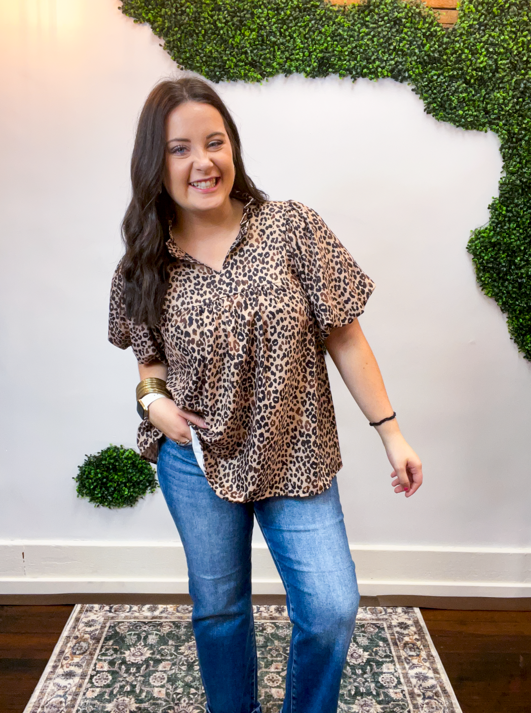 Leopard Darling Blouse