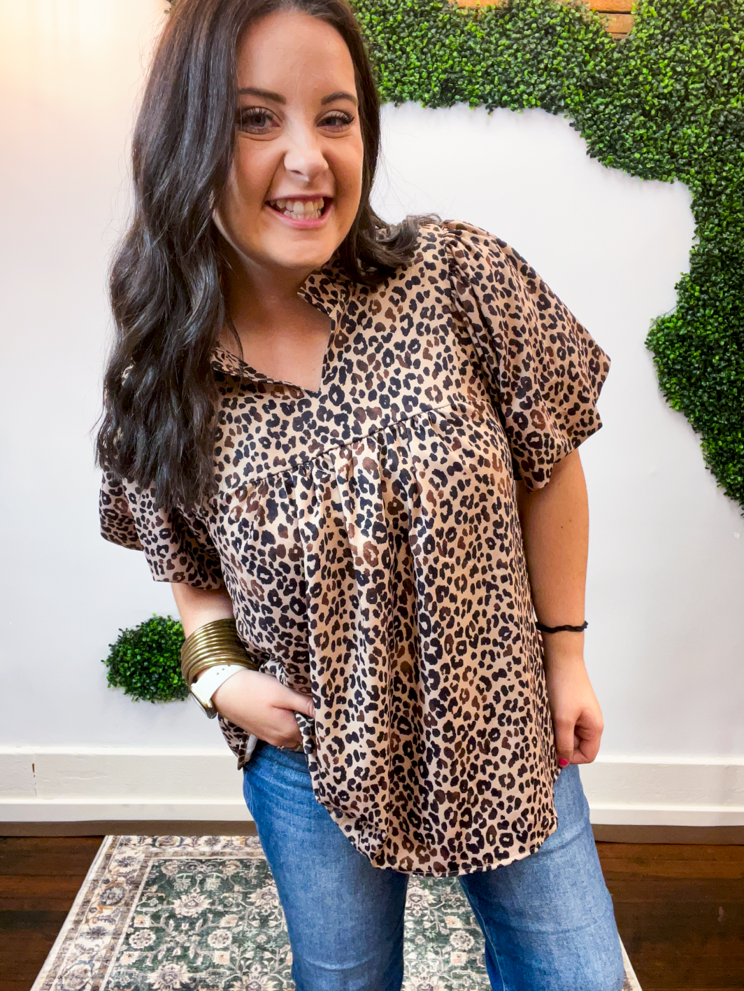 Leopard Darling Blouse