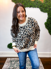 Take the Lead Leopard Sweater