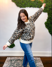 Take the Lead Leopard Sweater
