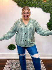 Moss Grove Cable Cardigan