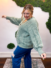 Moss Grove Cable Cardigan