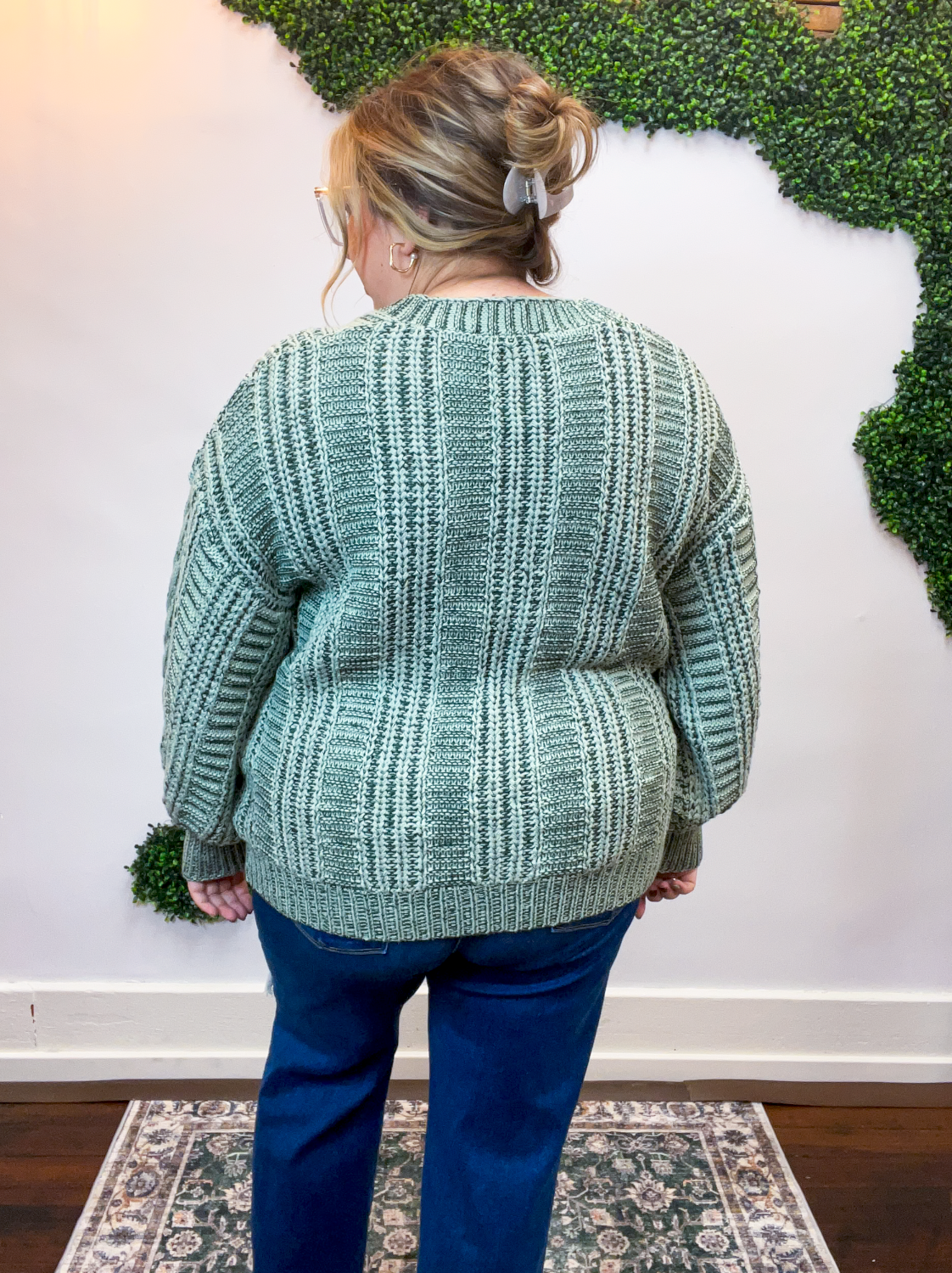 Moss Grove Cable Cardigan