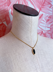 Noir Pendant Necklace *Final Sale*