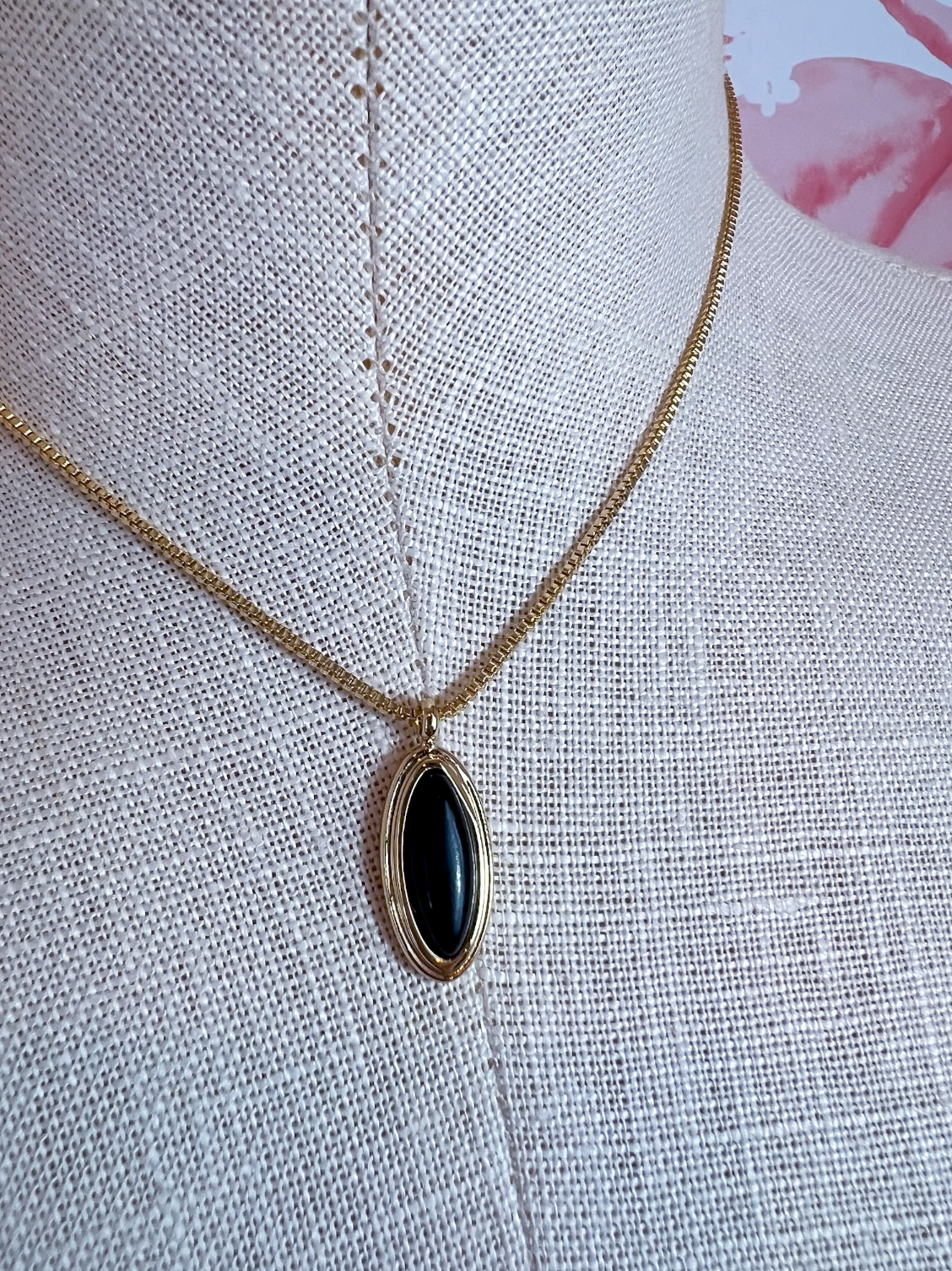 Noir Pendant Necklace *Final Sale*