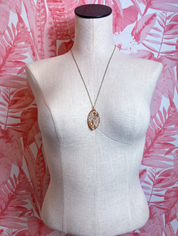 Hammered Swirl Necklace *Final Sale*