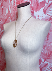 Hammered Swirl Necklace *Final Sale*
