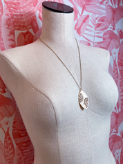 Hammered Swirl Necklace *Final Sale*