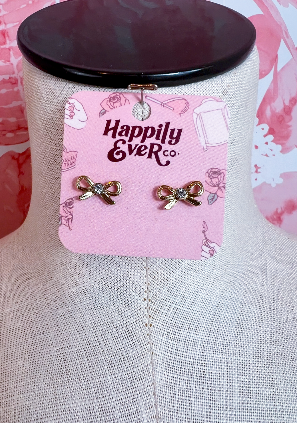 Sparkle Bow Studs *Final Sale*