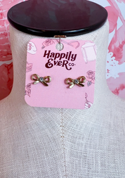 Sparkle Bow Studs *Final Sale*