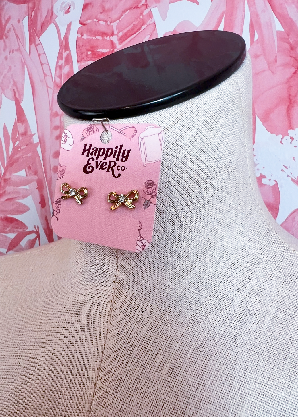 Sparkle Bow Studs *Final Sale*