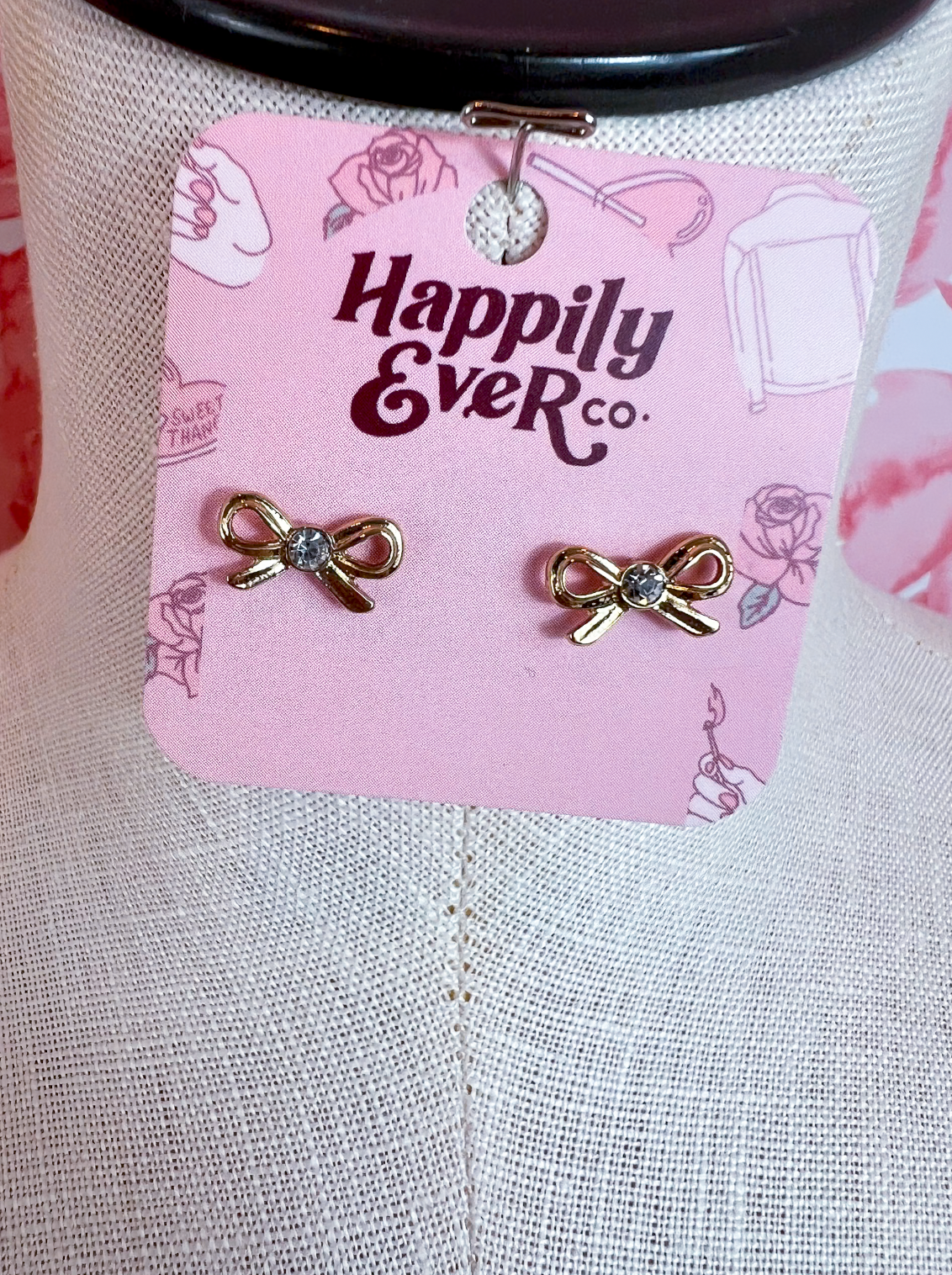 Sparkle Bow Studs *Final Sale*