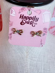 Sparkle Bow Studs *Final Sale*